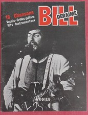 Album Partitions BILL DERAINE  Paroles et Musique " 18 Chansons .