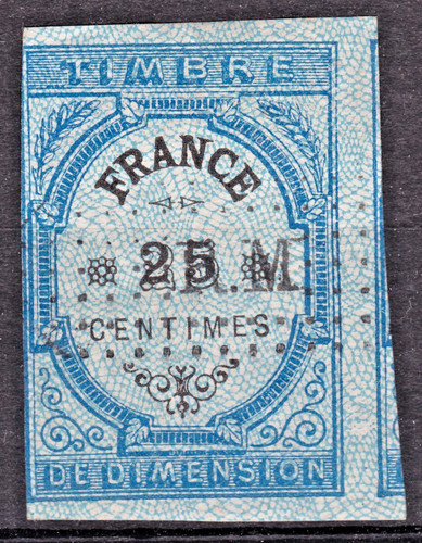 Timbre france fiscal 1872 - timbre,