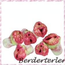 6 Types 2in1 Duel Channel Masturbation Cup Silicone Anal Vaginal Masturbator Toy