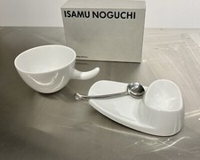 Isamu Noguchi Vitra Design Museum Cuillère ,Tasse& Sous TasseSet Rare 2001