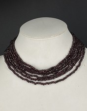 Superbe Collier grenat Bohême