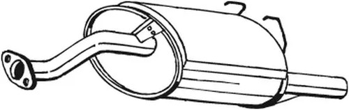 Silencieux final 163 - -729, bosal