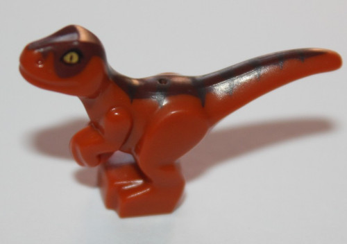 Lego dark orange dinosaur baby - dark,