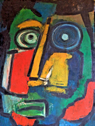 Tableau 70x50cm portrait - tableau, à
