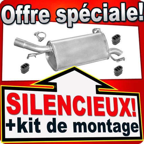 Silencieux arriere pour opel - arriere,