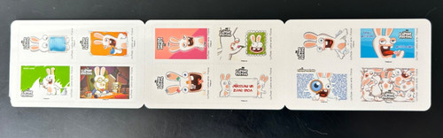 Carnet timbre adhésif - carnet,