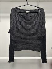 Sarah Pacini Women's Wool Black Avantgarde Sweater Size OS