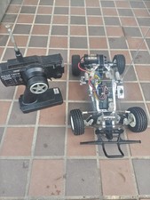 Voiture RC Tamiya Subaru Brat avec cadre chromé accessoire servo set haute pe...