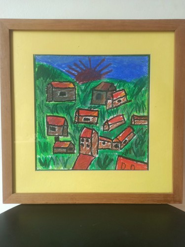 Peinture art naïf outsider - peinture,