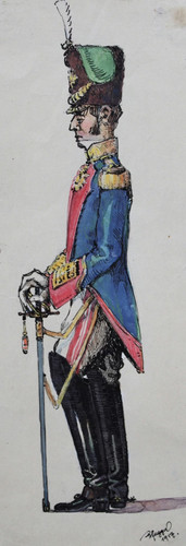 Soldat uniforme défilé - en, de