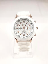 Montre blanche mixte homme et
