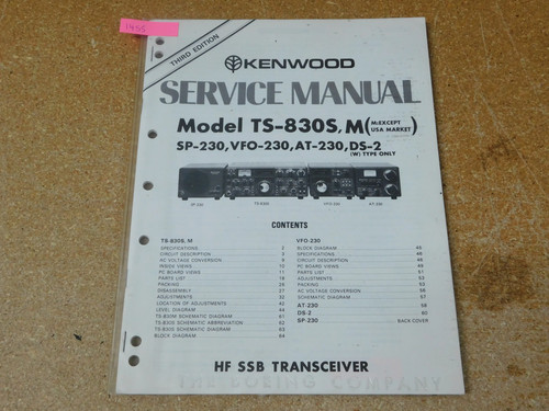 Kenwood 830s ham - radio, hf