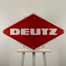 Plaque émaillée Deutz -