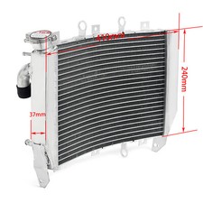 pour Kawasaki ZX6R ZX6RR 2003 2004 ZX-6R ZX-6RR Radiateur de Refroidissement Alu