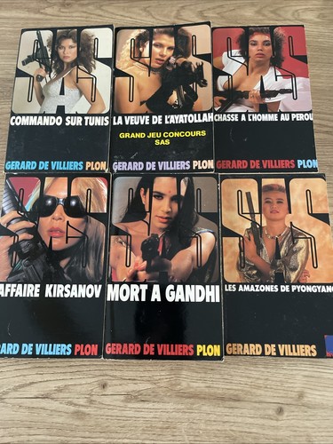 Lot livres sas de gerard - 6,