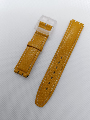 Bracelet cuir jaune - bracelet, moutarde
