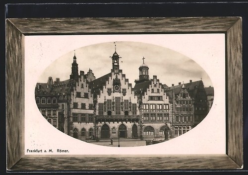 Vieux francfort romain avec - romain,
