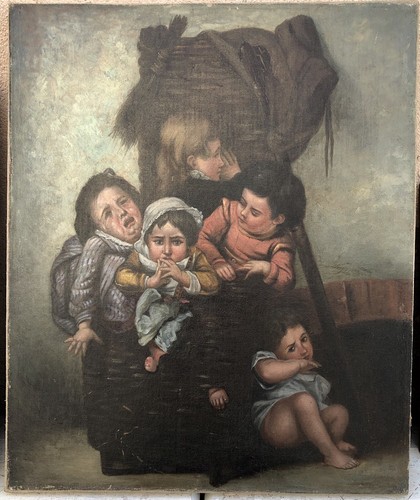 Beautiful antique oil painting - beautiful,