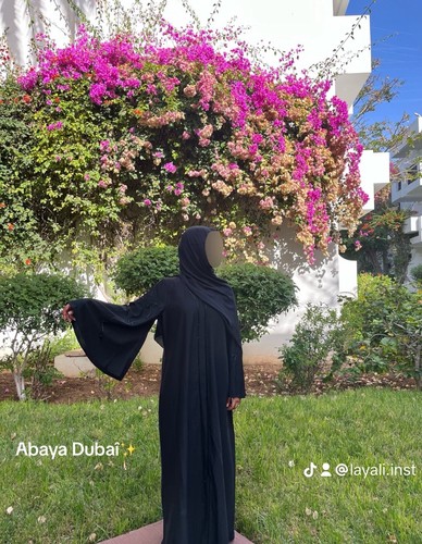 Abaya dubai noir neuve taille - dubai, neuve,