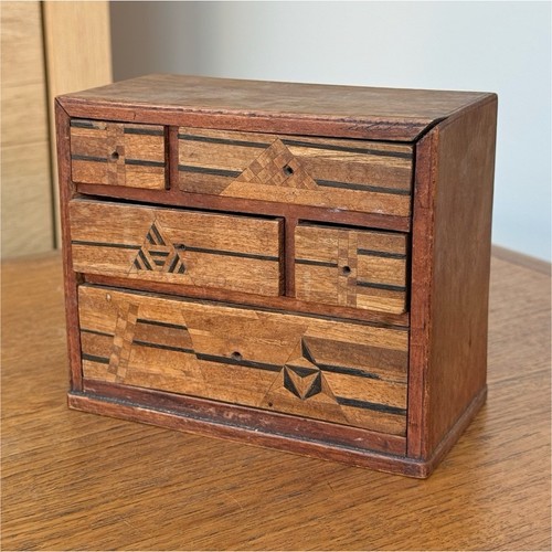 Ancien mini meuble tiroirs - meuble,