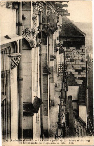 Cpa amboise le chateau - cpa,