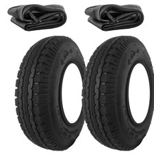 2 Pneumatiques 4.00-8 +