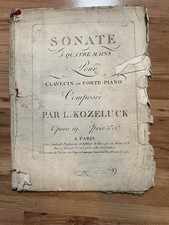 KOZELUCH Leopold, Sonate 4