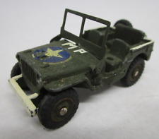 AW668 DINKY TOYS MECCANO JEEP HOTCHKISS WILLYS WW2 REF 80B A RESTAURER