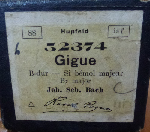 Hupfeld piano roll s - j.,