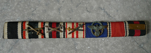 Ww2 barrette rubans - barrette, croix