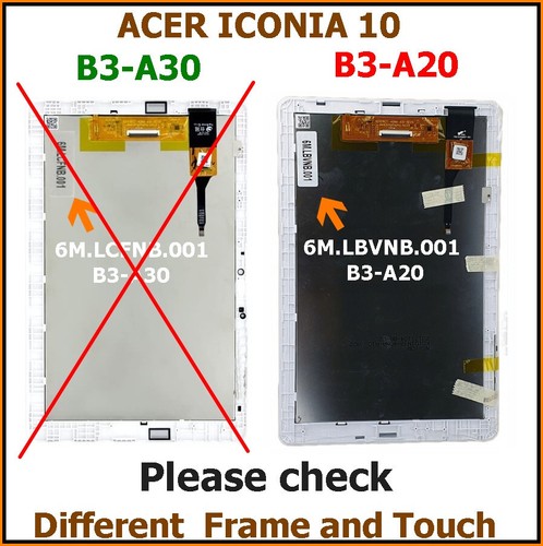 Assemblage acer iconia one - assemblage,