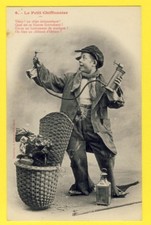 Old postcard 1900 Bergeret in NANCY "Le petit CHIFFONNIER" hood Biffin CHIBOUK d'ORIENT