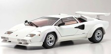 KYOSHO 1/18 (KS08320E) --- LAMBORGHINI COUNTACH LP500S WHITE --- NEUF. EN STOCK