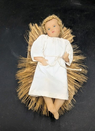 Ancien santon jésus cire - en,