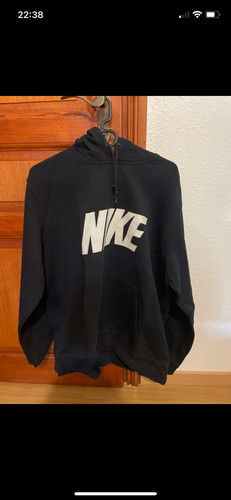 Sweat capuche noir pour - à,