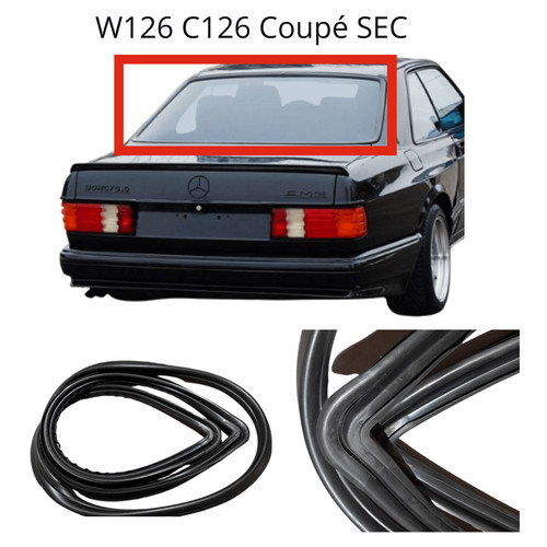 W126 coupé sec - de, vitre