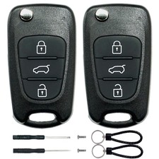 Coque Clé 2 pièces 3 Boutons