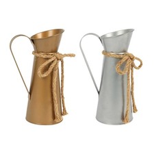 Vase en fer vintage, ornement de table pour salon, ferme, jardin