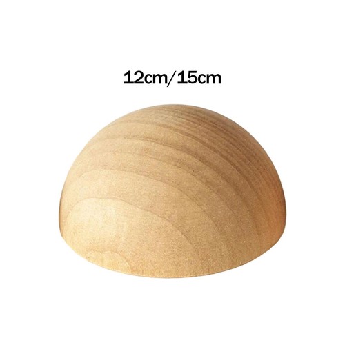Demi-boule en bois pour