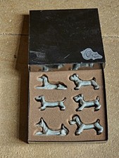 Chiens Porte Couteaux Noel Les Étains De La Fontaine Dog Caniche Chien