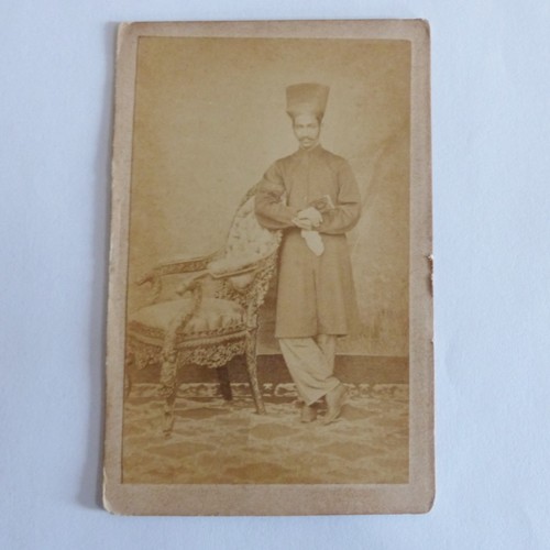 Rare cdv inde homme - ,, debout