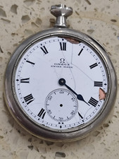 Antique OMEGA Pocket Watch  Swiss made    -Not work for prts