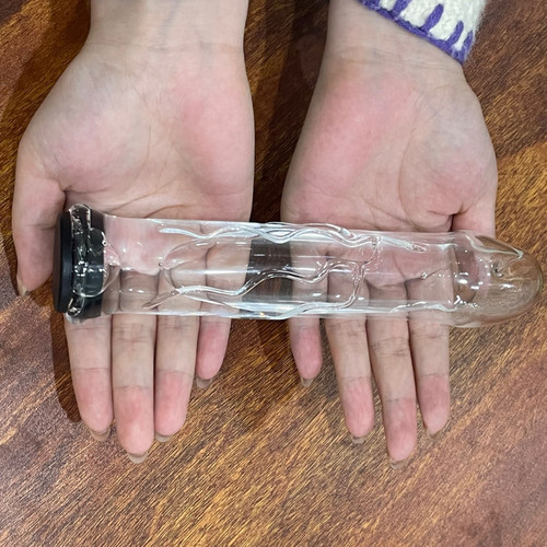 Vidre creux dildo cristal - creux, eau