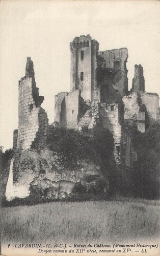 Lavardin les ruines - lavardin,, du