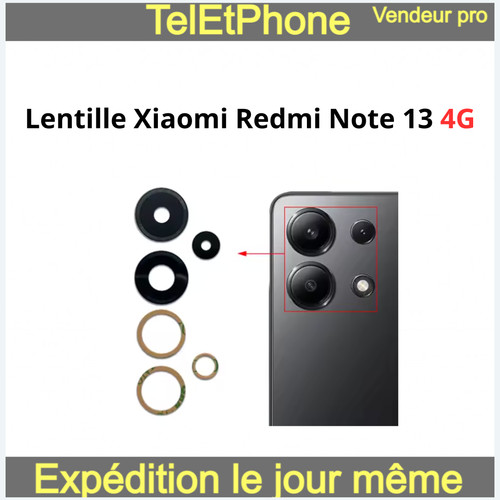 Lentille xiaomi redmi note - redmi, 13