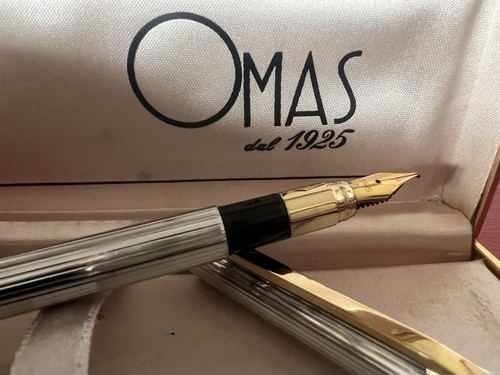 Stylo plume omas ego - stylo, chromé