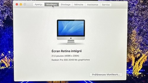 Apple imac retina 4k - 21,5",