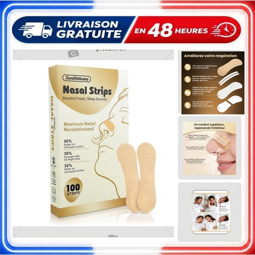 Bandelettes nasales anti - nasales,