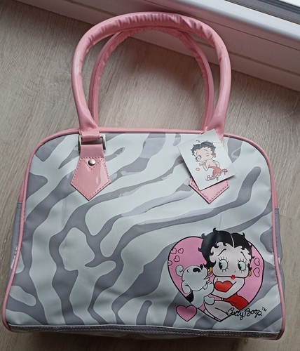 Sac betty boop vinyle - vinyle, rose
