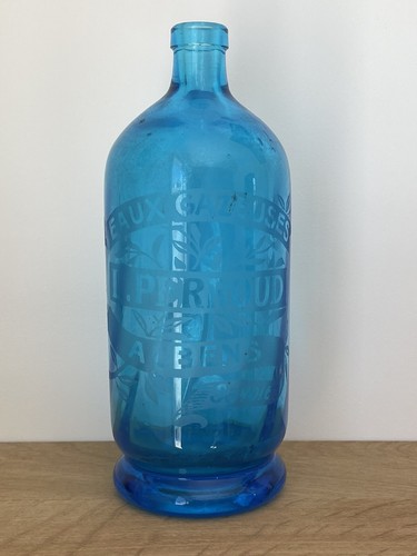 Ancien siphon bleu eau - siphon,
